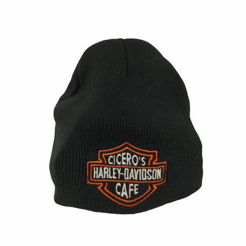 ユーポン YUPOONG HARLEY-DAVIDSON フロントワッペン アクリルビーニー メンズ ONE SIZE