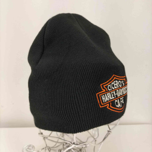 ユーポン YUPOONG HARLEY-DAVIDSON フロントワッペン アクリルビーニー メンズ ONE SIZE