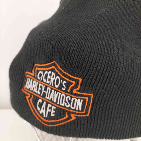 ユーポン YUPOONG HARLEY-DAVIDSON フロントワッペン アクリルビーニー メンズ ONE SIZE