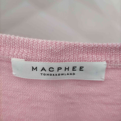 マカフィー MACPHEE リネンベスト レディース JPN:S