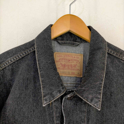 リーバイス Levis ユーロ チュニジア製 ボタン裏T-32 先染め 70503 デニムジャケット メンズ import:XL