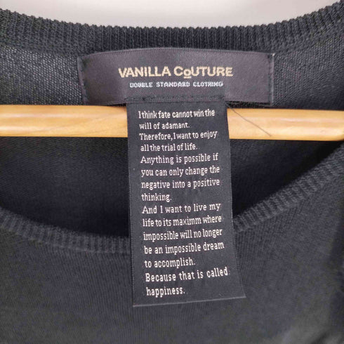 ヴァニラクチュールダブルスタンダードクロージング VANILLA CoUTURE DOUBLE STANDARD CLOTHING フラワーショルダー ノースリーブニット レディース