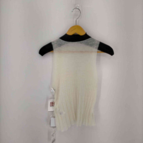 enrica モヘヤノースリーブニット レディース