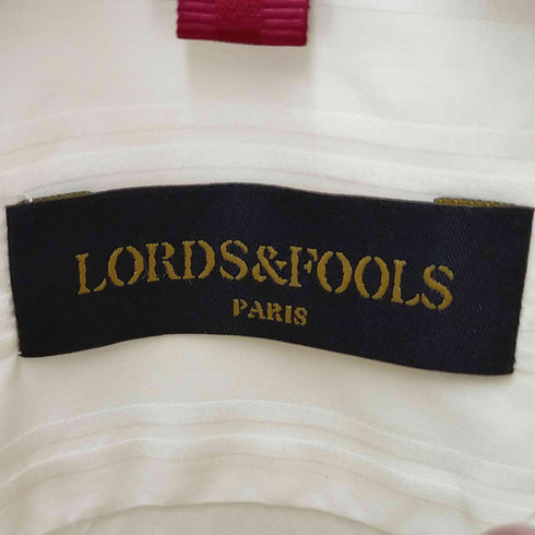 ロードアンドフールズ LORDS & FOOLS パイピング比翼シャツ メンズ JPN:XS