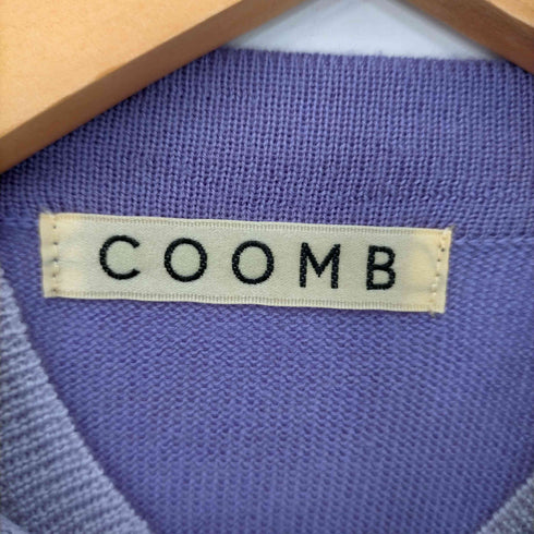 クーム Coomb ウール天竺 配色 ニットアンサンブル レディース JPN:40