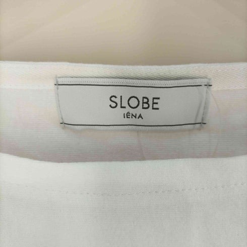 スローブイエナ SLOBE IENA ボートネック フリルカットソー レディース