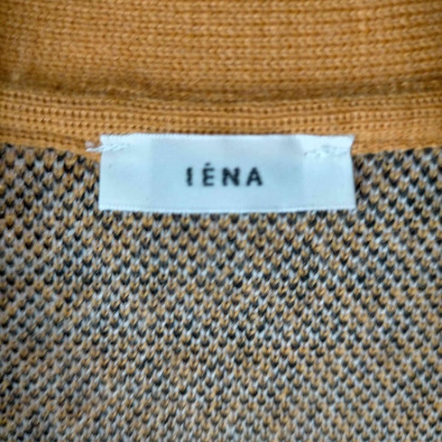 イエナ IENA 総柄 ウールカーディガン レディース