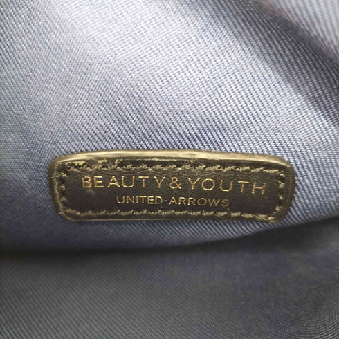 ビューティーアンドユースユナイテッドアローズ BEAUTY & YOUTH UNITED ARROWS レザーダブルジップスクエアサコッシュ メンズ