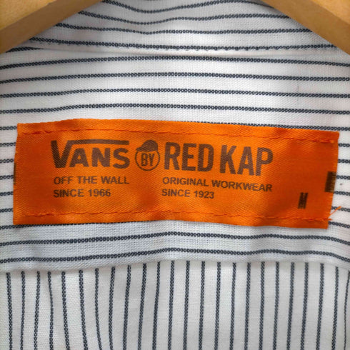 バンズ VANS ロゴワッペンストライプ半袖シャツ メンズ JPN:M
