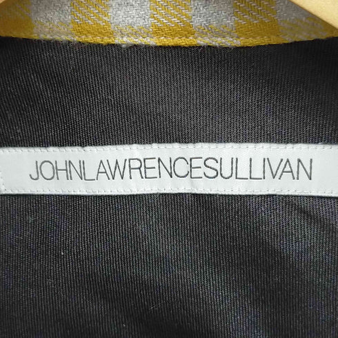 ジョンローレンスサリバン JOHN LAWRENCE SULLIVAN 半袖チェックネルシャツ メンズ 38
