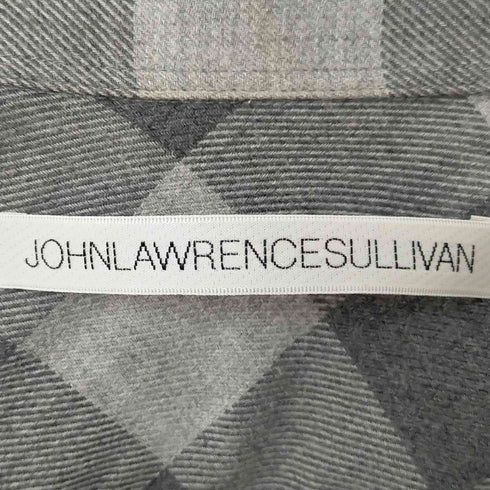 ジョンローレンスサリバン JOHN LAWRENCE SULLIVAN 半袖チェックネルシャツ メンズ 40