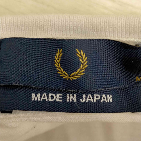 フレッドペリー FRED PERRY 日本製 ワンポイント刺繍 鹿の子 ポロシャツ メンズ JPN:M