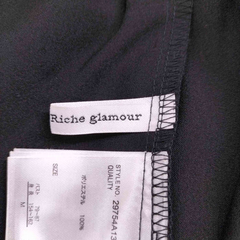 リシェグラマー Riche Glamour ギャザーデザインワンピース レディース import:M
