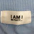 I AM I IN FACT... 両面プリント オーバーサイズ クルーネックTシャツ レディース FREE