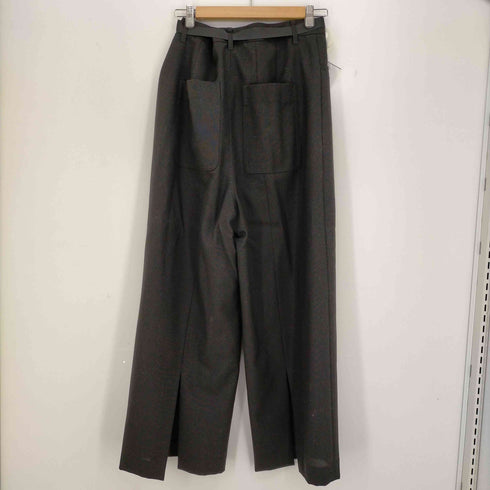 エンフォルド ENFOLD ハイウエスト ワイドパンツ ルーズスラックス レディース 38