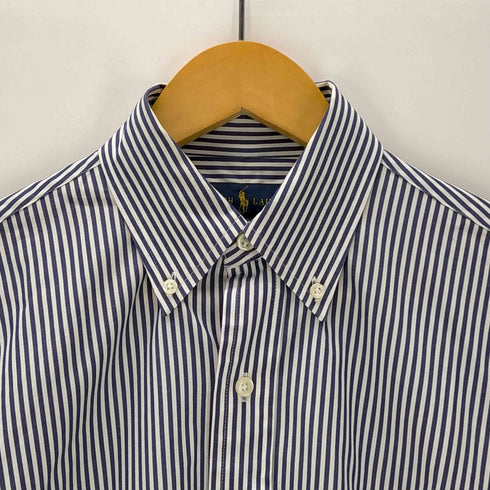 ラルフローレン RALPH LAUREN L/S CUSTOM FIT スモールポニー刺繍ストライプ柄BDシャツ メンズ JPN:XS