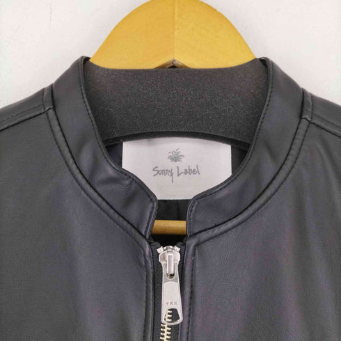 アーバンリサーチサニーレーベル URBAN RESEARCH Sonny Label フェイクレザーシングルライダースジャケット メンズ JPN:L
