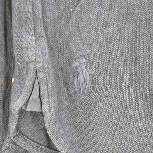 ポロバイラルフローレン Polo by RALPH LAUREN L/S 同色裾ポニー ポロシャツ メンズ JPN:S