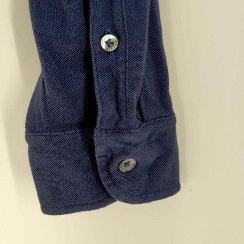 ポロバイラルフローレン Polo by RALPH LAUREN L/S 同色裾ポニー ポロシャツ メンズ JPN:S