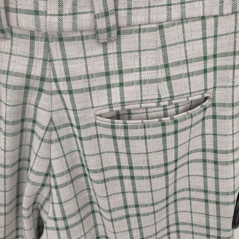 リーバイス Levis 70S SCOVILジップ PANATERA 格子チェックフレアスラックス メンズ