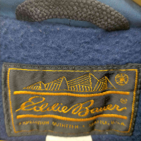 エディーバウアー Eddie Bauer 80S 黒タグ 裏地フリースマウンテンパーカー storm shed メンズ