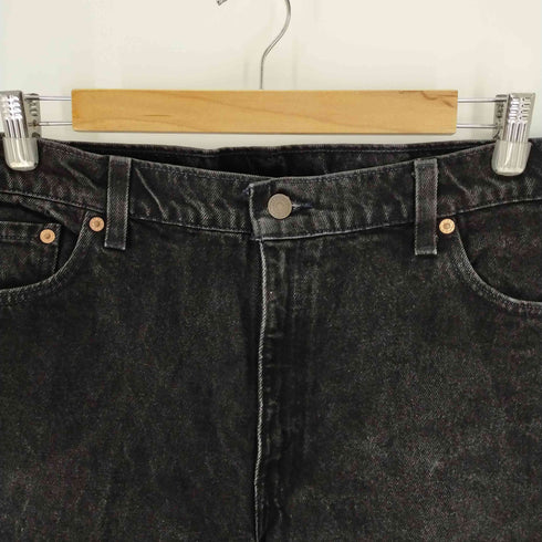 リーバイス Levis 90S USA製 551後染めブラックデニムパンツ メンズ M