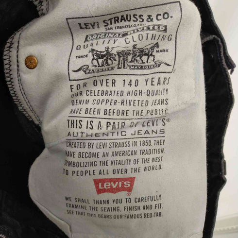 リーバイス Levis 90S USA製 551後染めブラックデニムパンツ メンズ M