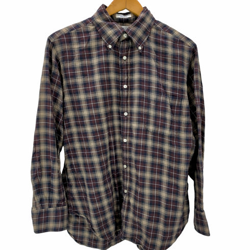 インディヴィジュアライズドシャツ individualized shirts L/S チェック柄BDシャツ メンズ 15 1/2