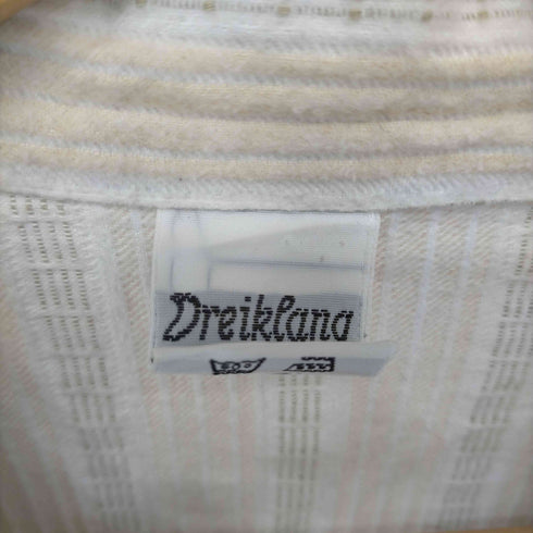 ドライクラング DREIKLANG ストライプオープンカラーシャツセットアップ メンズ M 50