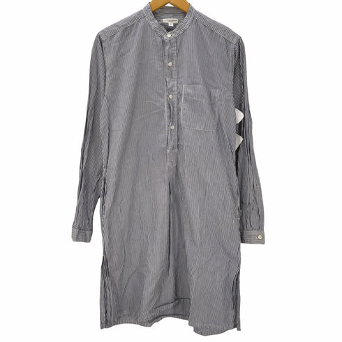エンジニアードガーメンツ Engineered Garments L/S バンドカラーストライプグランパシャツ メンズ JPN:S