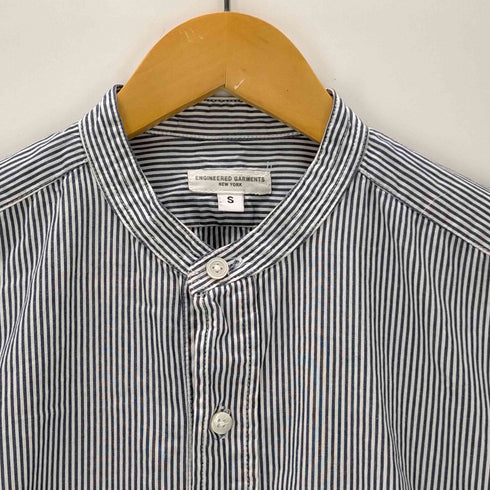 エンジニアードガーメンツ Engineered Garments L/S バンドカラーストライプグランパシャツ メンズ JPN:S