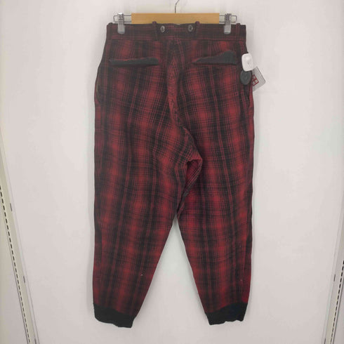 ウールリッチ WOOLRICH 70S 白タグ TALONジップ バッファローチェックウールハンティングパンツ メンズ