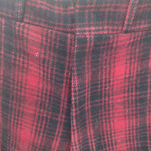 ウールリッチ WOOLRICH 70S 白タグ TALONジップ バッファローチェックウールハンティングパンツ メンズ