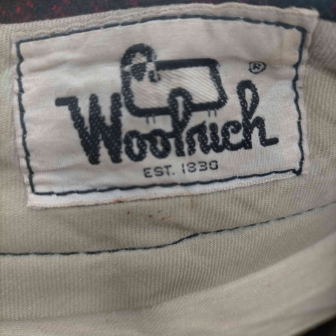 ウールリッチ WOOLRICH 70S 白タグ TALONジップ バッファローチェックウールハンティングパンツ メンズ