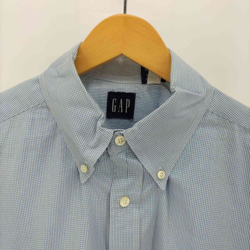 ギャップ Gap 90S OLD ギンガム チェック L/S BD シャツ メンズ import:M