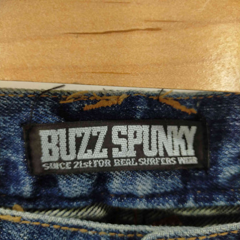 バズスパンキー BUZZ SPUNKY ペイントダメージデニムパンツ ワッペン 86 Y2K メンズ JPN:L