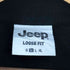 ジープ JEEP LOOSE FIT ロゴ刺繍 ハーフジップ スウェット メンズ import:M