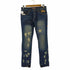 SOUL FRANKY ブリーチ加工 スターデニムパンツ ダメージ Y2K メンズ JPN:M