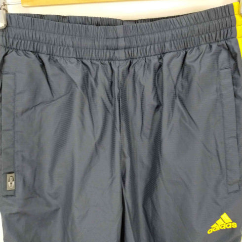 アディダス adidas ロゴ刺繍 サイドライン ウィンドブレーカーパンツ CLIMAPROOF メンズ JPN:M