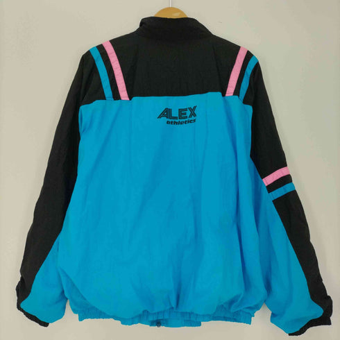 アレックス ALEX 90S カラーブロック ジップアップ ナイロンジャケット メンズ import:L