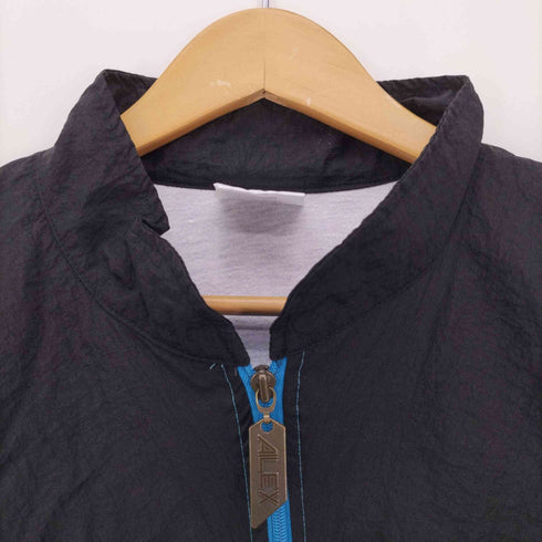アレックス ALEX 90S カラーブロック ジップアップ ナイロンジャケット メンズ import:L