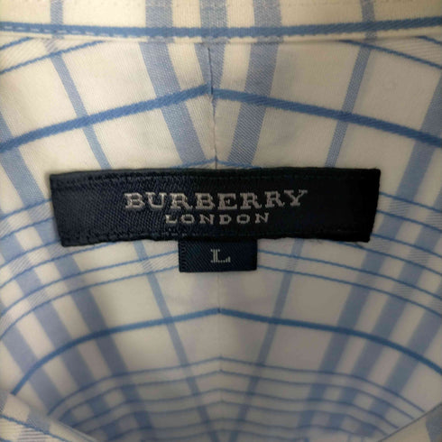 バーバリーロンドン BURBERRY LONDON チェック柄コットンシャツ メンズ import:L
