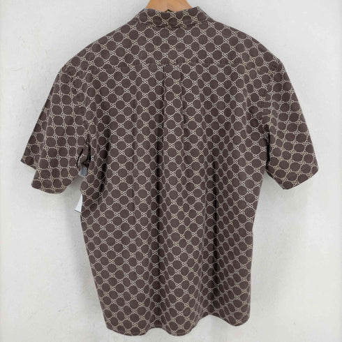 ステューシー Stussy 90s OLD 紺タグ USA製 モノグラムシャツ メンズ JPN:XL