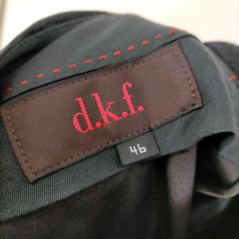ディーケーエフ d.k.f 市松模様 スラックスパンツ メンズ JPN:46