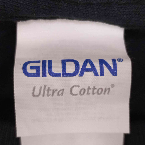 ロゴ プリント S/S クルーネック Tシャツ GILDAN ボディ メンズ import:XL