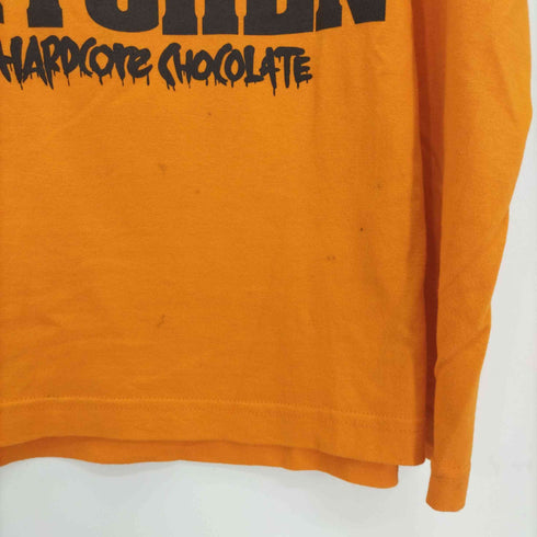 ハードコアチョコレート HARDCORE CHOCOLATE HARDCCキッチン 殺戮 チーズバーガー DEATHカロリーオレンジ Tシャツ メンズ JPN:XL