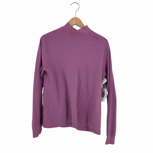 ランズエンド LANDS END モックネック カットソー レディース import:S