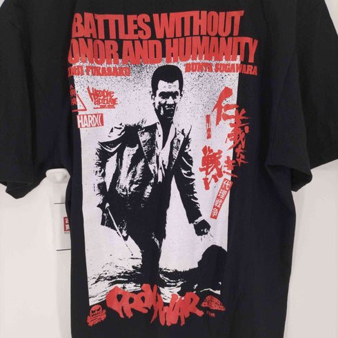 ハードコアチョコレート HARDCORE CHOCOLATE ムービー キャラクター グラフィック 両面 プリント S/S クルーネック Tシャツ メンズ JPN:XL