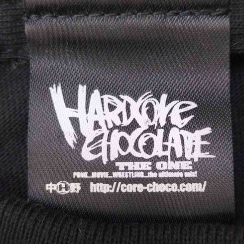 ハードコアチョコレート HARDCORE CHOCOLATE ムービー キャラクター グラフィック 両面 プリント S/S クルーネック Tシャツ メンズ JPN:XL