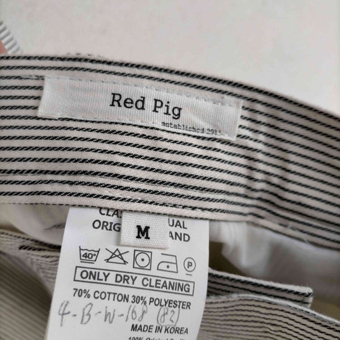 Red Pig 細ストライプ スラックスパンツ メンズ JPN:M